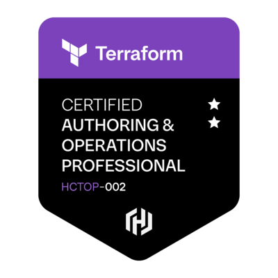 HashiCorp Certified: Terraform Authoring and Operations Professional